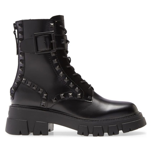 아쉬 Ash Lewis Stud Combat Boot_BLACK STUDDED LEATHER