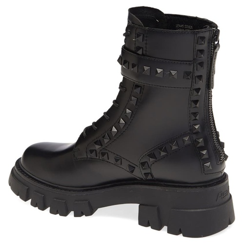 아쉬 Ash Lewis Stud Combat Boot_BLACK STUDDED LEATHER