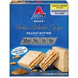 Atkins Protein Wafer Crisps, Peanut Butter, Keto Friendly, 5 Count