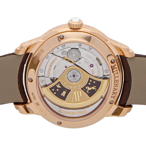  Audemars Piguet Millenary Automatic Brown Dial Watch 77266OR.GG.A823CR.01 (Pre-Owned)