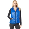 Avec Les Filles Shiny Nylon Puffer Vest