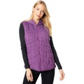 Avec Les Filles Quilted Knit Membrane Hooded Vest