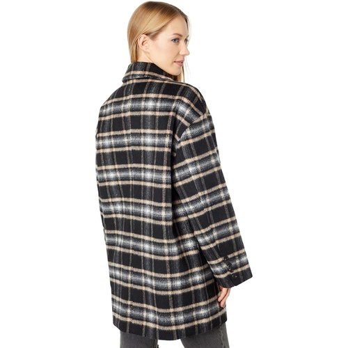  Avec Les Filles Oversized Plaid Blazer Coat