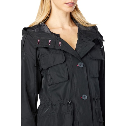  Avec Les Filles Hooded Utility Rain Anorak Jacket