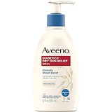 Aveeno Diabetics Dry Skin Relief Lotion with Triple Oat Complex & Natural Shea Butter, Steroid-Free & Fragrance-Free Dimethicone Skin Protectant for Diabetic Skin Care, 12 fl. oz