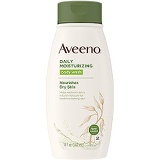 Aveeno Daily Moisturizing Body Wash for Dry Skin with Soothing Oat & Rich Emollients, Creamy Shower Cleanser, Gentle, Soap-Free and Dye-Free, Light Fragrance, 18 fl. oz