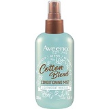 Aveeno Cotton Blend Leave-In Light Moisture Conditioning Mist with for Normal to Fine Hair, Detangling Hair Treatment to Style & Soften, Paraben- & Dye-Free, 6 fl. oz