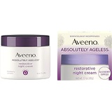 Aveeno Absolutely Ageless Restorative Night Cream Facial Moisturizer with Antioxidant-Rich Blackberry Complex, Vitamin C & E, Hypoallergenic, Non-Greasy & Non-Comedogenic, 1.7 fl.