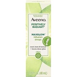 Aveeno Positively Radiant MaxGlow Infusion Drops with Moisture Rich Soy & Kiwi Complex, Hypoallergenic, Non-Comedogenic, Paraben- & Phthalate-Free Moisturizing Facial Serum, 1.35 f