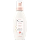 Aveeno Ultra-Calming Foaming Cleanser & Makeup Remover Facial Cleanser with Calming Feverfew, Face Wash for Dry & Sensitive Skin, Hypoallergenic, Fragrance-Free & Non-Comedogenic,
