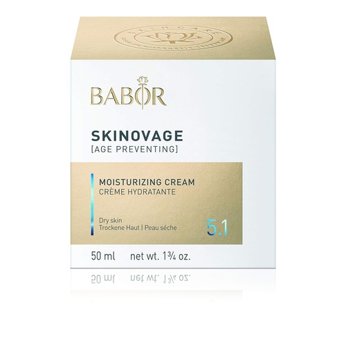  BABOR Skinovage Moisturizing Cream, Hydrating Hyaluronic Acid Moisturizer, Hydrating Face Cream that Protects Skins Moisture Barrier for Normal to Dry Skin, 24 Hour Moisture, Non-C