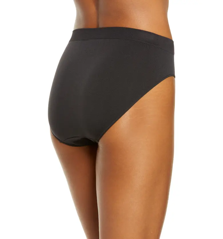  BALI Comfort Revolution High Cut Seamless Briefs_BLACK