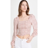 BB Dakota Ruffle Crop Top