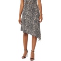 BCBGMAXAZRIA Printed Lightweight Satin Back Crepe Skirt