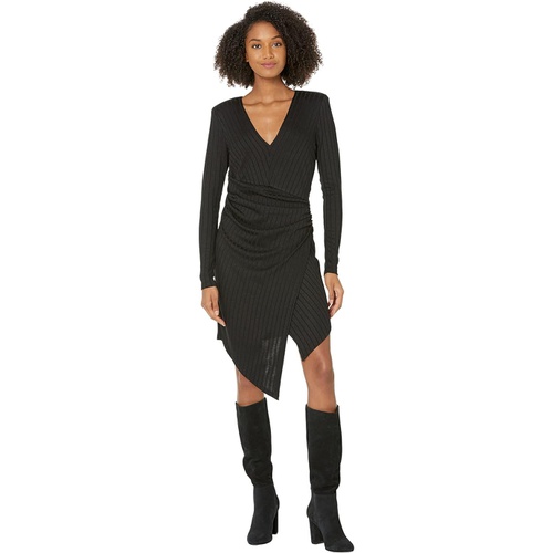 비씨비지 BCBGMAXAZRIA Long Sleeve Rib Jersey Dress