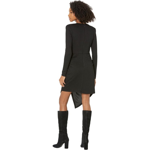 비씨비지 BCBGMAXAZRIA Long Sleeve Rib Jersey Dress