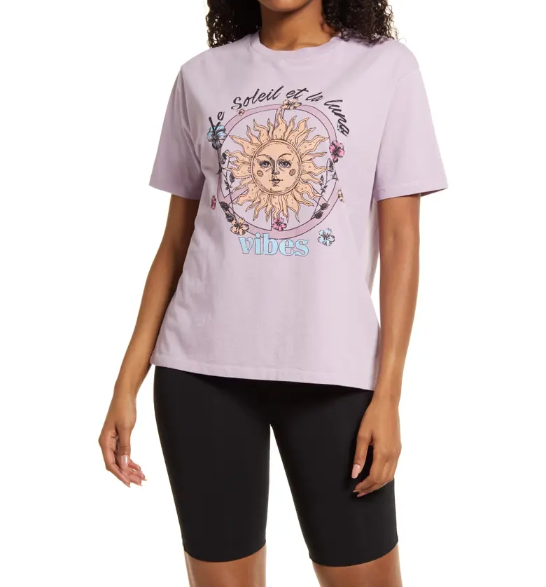 BDG Urban Outfitters Sun Graphic Tee_LILAC