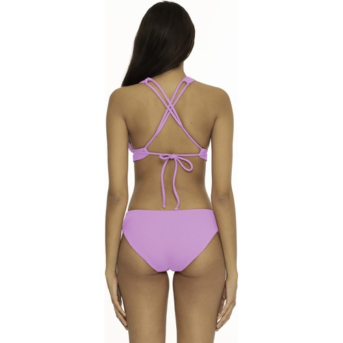  BECCA by Rebecca Virtue Fine Line Rib Elaine Split Strap Halter