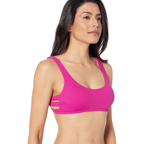  BECCA by Rebecca Virtue Fine Line Rib Jocelyn Strappy Bra Top