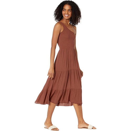  BECCA by Rebecca Virtue Ponza Crinkled Rayon Asymmetrical Dress Cover-Up