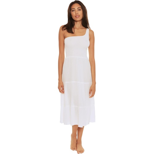  BECCA by Rebecca Virtue Ponza Crinkled Rayon Asymmetrical Dress Cover-Up