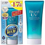 BIORE UV Aqua Rich Watery Essence SPF50 85g -That gives you longer lasting UV protection with its new waterproof and sweatproof formula