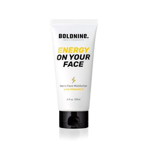  BOLDNINE. MEN'S PRODUCTS Boldnine Vitamin C Face Moisturizer for Men - 4oz | Anti Aging, Super Hydration | Suitable for Dry & Sensitive Skin, Natural Ingredients