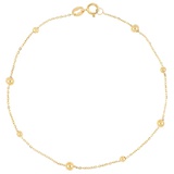 Bony Levy 14K Gold Alternating Beaded Chain Bracelet_YELLOW GOLD