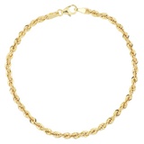 Bony Levy 14K Gold Rope Chain Bracelet_14K YELLOW GOLD