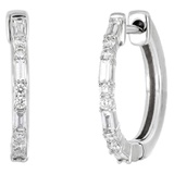 Bony Levy Gatsby Diamond 12mm Hoop Earrings_18K WHITE GOLD