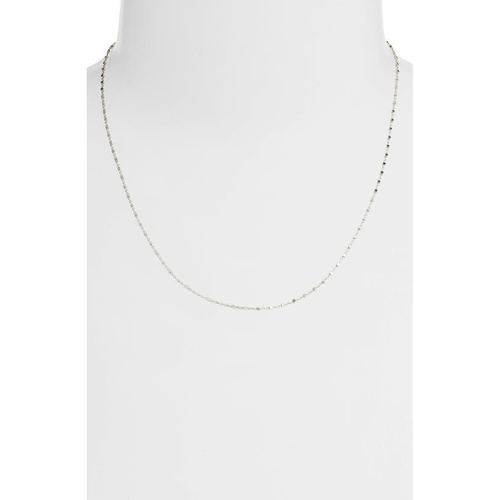  Bony Levy 14K Gold Beaded Chain Necklace_WHITE GOLD