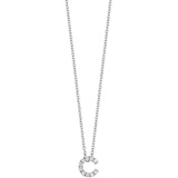 Bony Levy 18k Gold Pave Diamond Initial Pendant Necklace_WHITE GOLD - C
