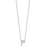 Bony Levy 18k Gold Pave Diamond Initial Pendant Necklace_WHITE GOLD - P