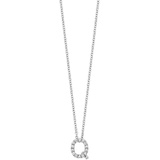 Bony Levy 18k Gold Pave Diamond Initial Pendant Necklace_WHITE GOLD - Q