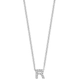 Bony Levy 18k Gold Pave Diamond Initial Pendant Necklace_WHITE GOLD - R