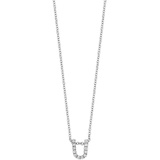 Bony Levy 18k Gold Pave Diamond Initial Pendant Necklace_WHITE GOLD - U