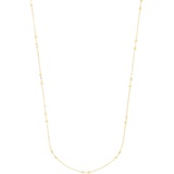 Bony Levy 14K Gold Beaded Station Necklace_YELLOW GOLD