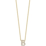 Bony Levy 18k Gold Pave Diamond Initial Pendant Necklace_YELLOW GOLD - B