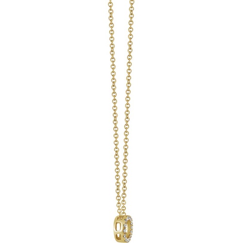  Bony Levy 18k Gold Pave Diamond Initial Pendant Necklace_YELLOW GOLD - O
