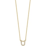 Bony Levy 18k Gold Pave Diamond Initial Pendant Necklace_YELLOW GOLD - U