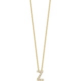 Bony Levy 18k Gold Pave Diamond Initial Pendant Necklace_YELLOW GOLD - Z