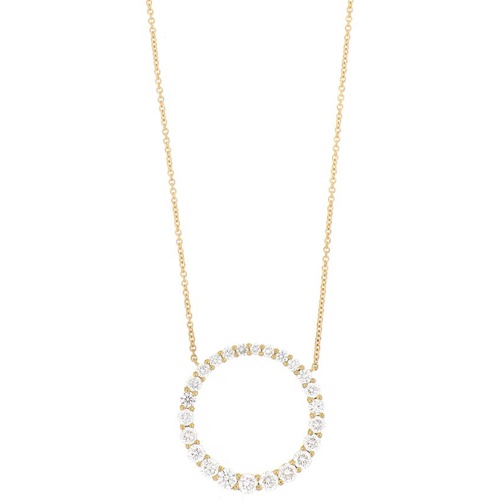  Bony Levy Liora Diamond Circle Pendant Necklace_18KY
