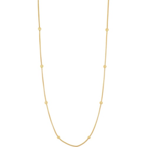  Bony Levy 14K Gold Ball Station Necklace_14K YELLOW Gold