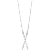 Bony Levy Diamond Initial Pendant Necklace_WHITE GOLD-X