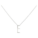 Bony Levy Diamond Initial Pendant Necklace_WHITE GOLD-E