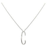Bony Levy Diamond Initial Pendant Necklace_WHITE GOLD-C