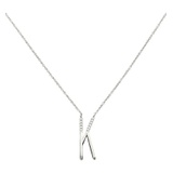 Bony Levy Diamond Initial Pendant Necklace_WHITE GOLD-K