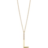 Bony Levy Diamond Initial Pendant Necklace_YELLOW GOLD-L