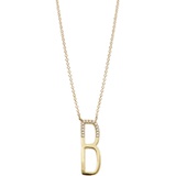 Bony Levy Diamond Initial Pendant Necklace_YELLOW GOLD-B