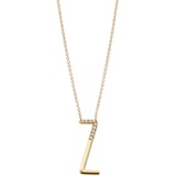 Bony Levy Diamond Initial Pendant Necklace_YELLOW GOLD-Z
